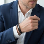 دستبند چرمی دولاین مونت بلانک - MontBlanc