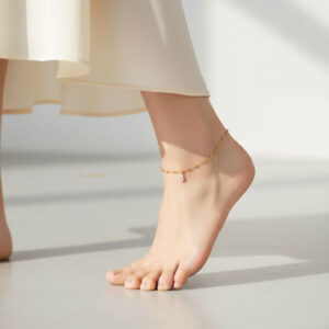 نمای جانبی از طراحی پابند زنانه YSX مدل ELM8308