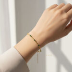 دستبند زنانه طلایی مدل ELM8292 - Image 2