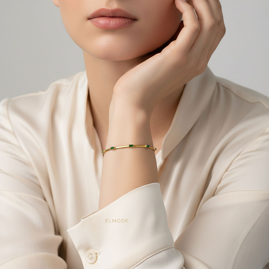 elm8292-main-model دستبند زنانه طلایی مدل ELM8292 - Image 1